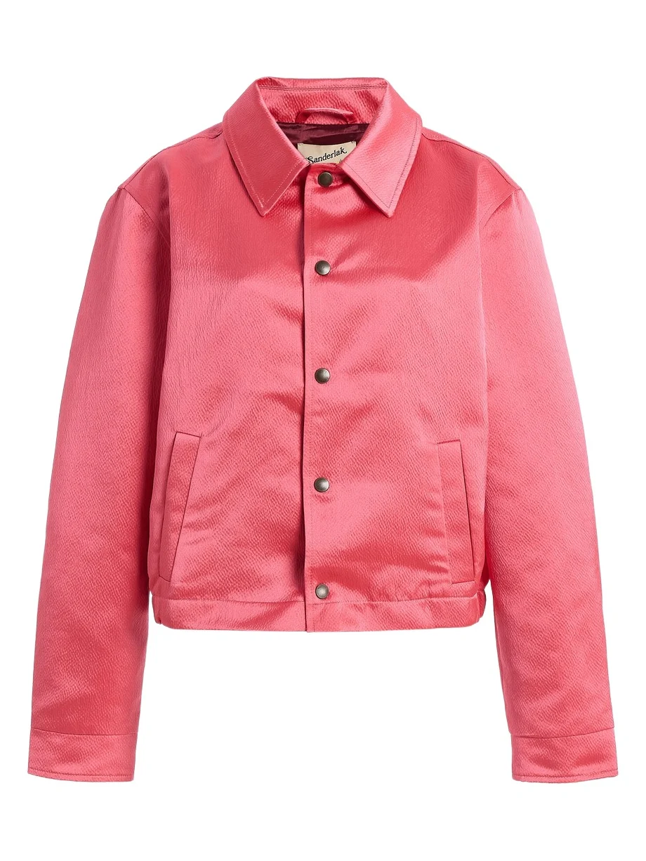 Sanderlak Hammered Satin Coach Jacket