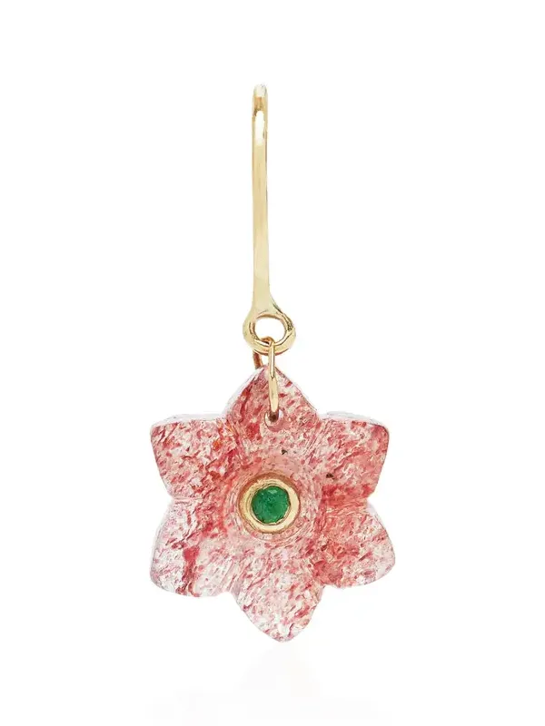 Pascale Monvoisin Ida Gold Quartz Single Earring