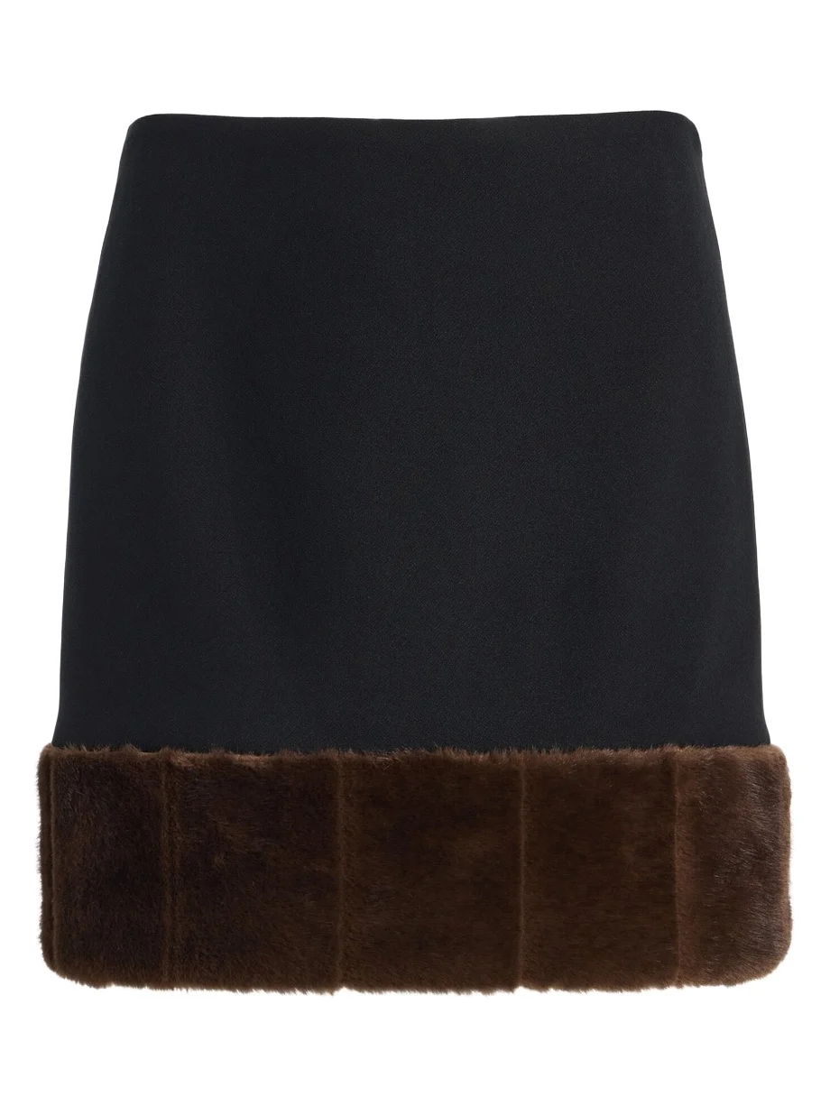 Faux Fur Mini Skirt Faux Fur Mini Skirt
