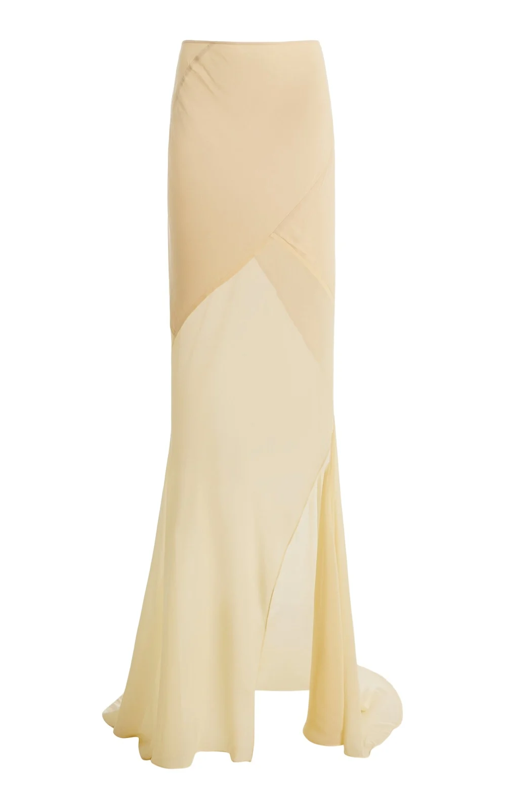 DE LA VALI Exclusive Oryx Chiffon Maxi Skirt