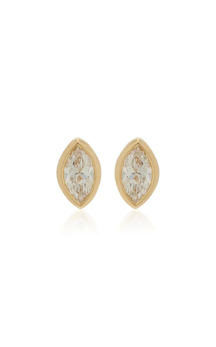 Anita Ko Seraphina 18K Yellow Gold Diamond Earrings