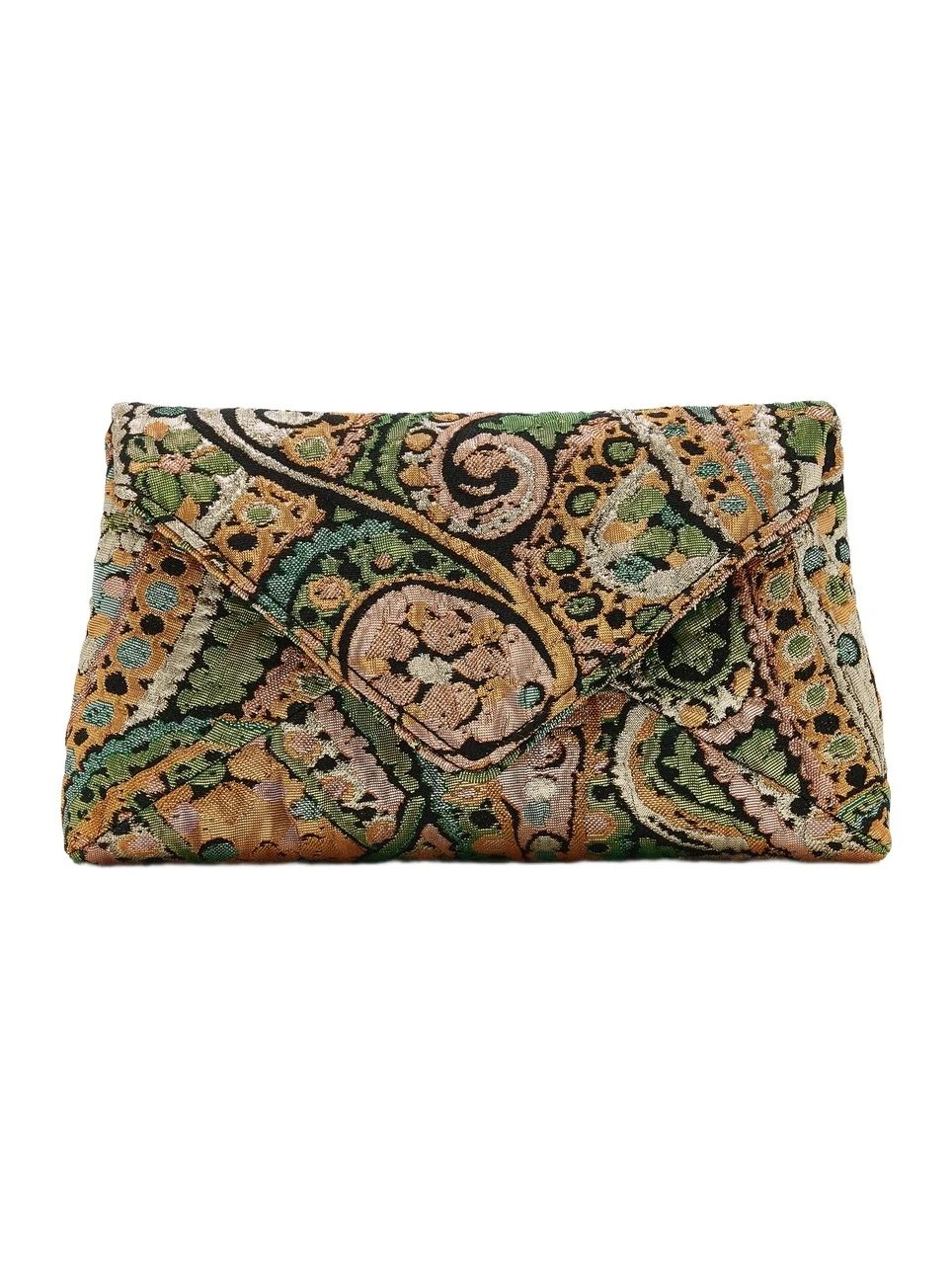 Dries Van Noten Paisley Jacquard Envelope Clutch