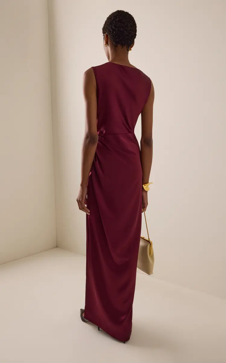 Delphine Florence Satin Charmeuse Gown | Thumbnail 5 Delphine Florence Satin Charmeuse Gown | Thumbnail 5