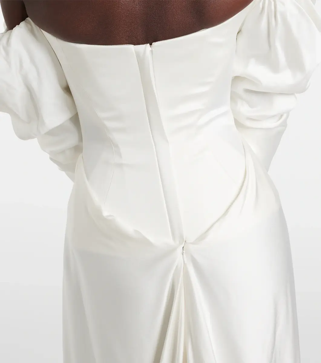 Vivienne Westwood Bridal Ember off-shoulder satin corset gown | Thumbnail 7 Vivienne Westwood Bridal Ember off-shoulder satin corset gown | Thumbnail 7