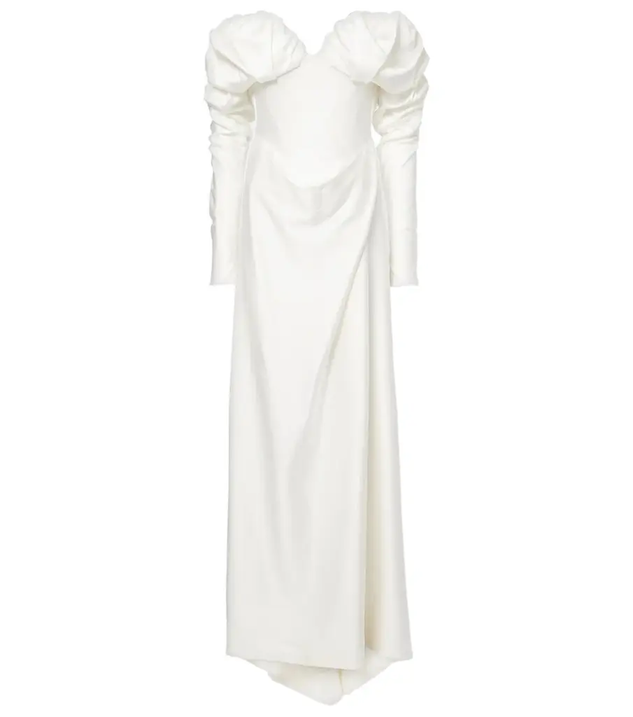 Vivienne Westwood Bridal Ember off-shoulder satin corset gown