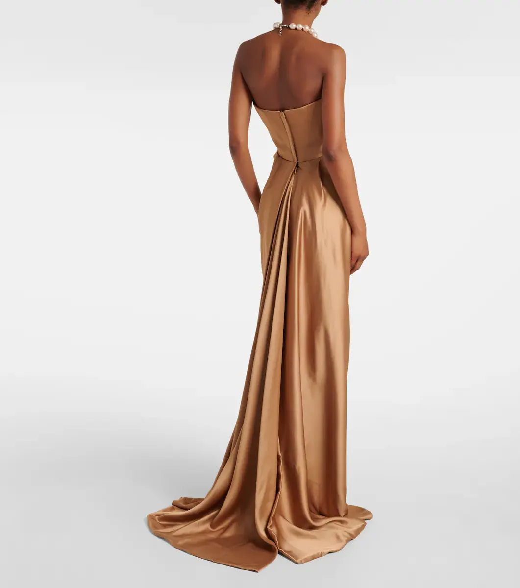 Vivienne Westwood Galaxyno strapless satin corset gown | Thumbnail 3 Vivienne Westwood Galaxyno strapless satin corset gown | Thumbnail 3