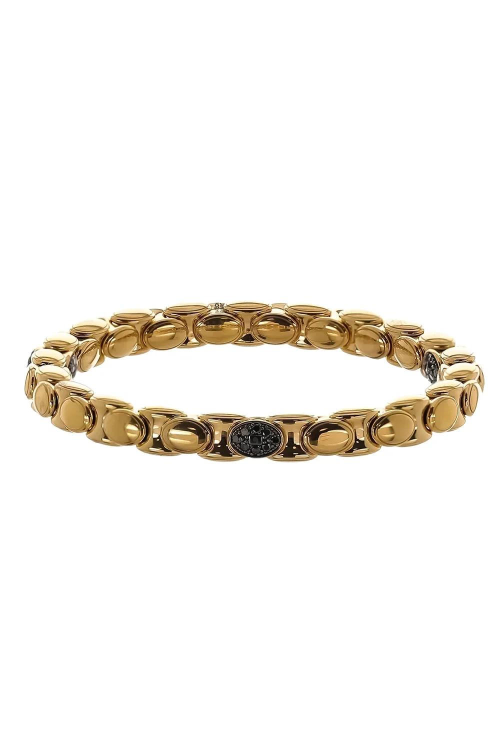ROBERTO DEMEGLIO Black Diamond Three Section Anaconda Bracelet