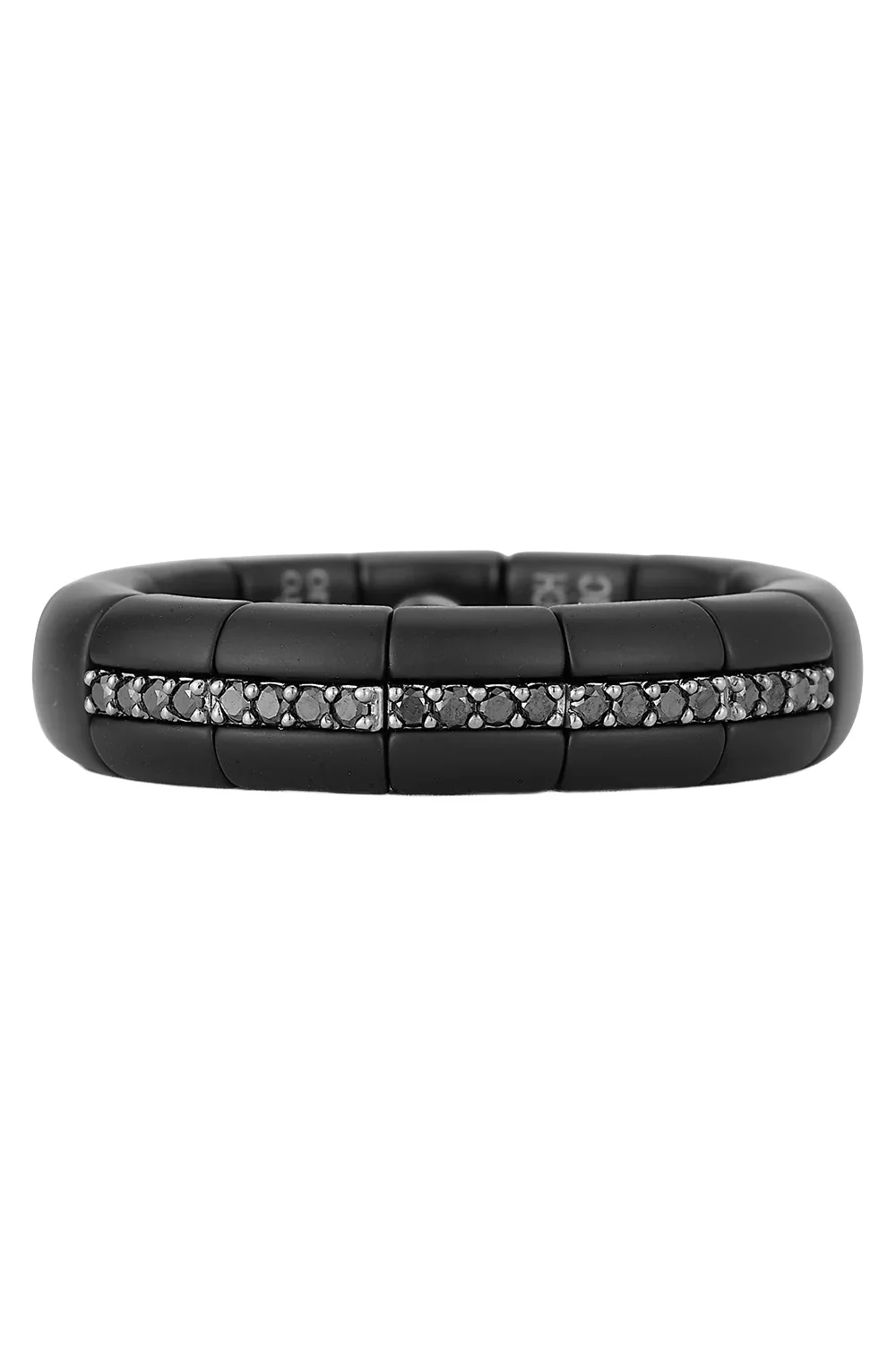 Diamond Matte Black Pura Stretch Ring Diamond Matte Black Pura Stretch Ring