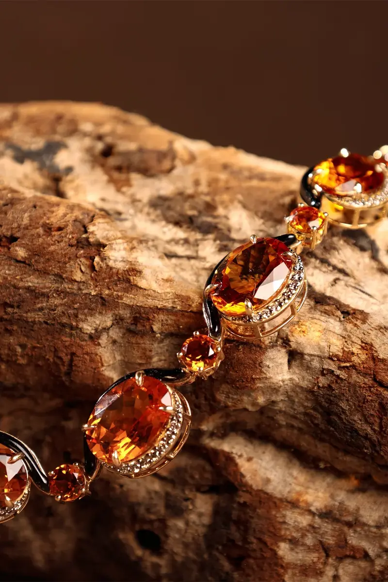 ANDREA MATOS LOPES Onyx Citrine Diamond Necklace | Thumbnail 5 ANDREA MATOS LOPES Onyx Citrine Diamond Necklace | Thumbnail 5