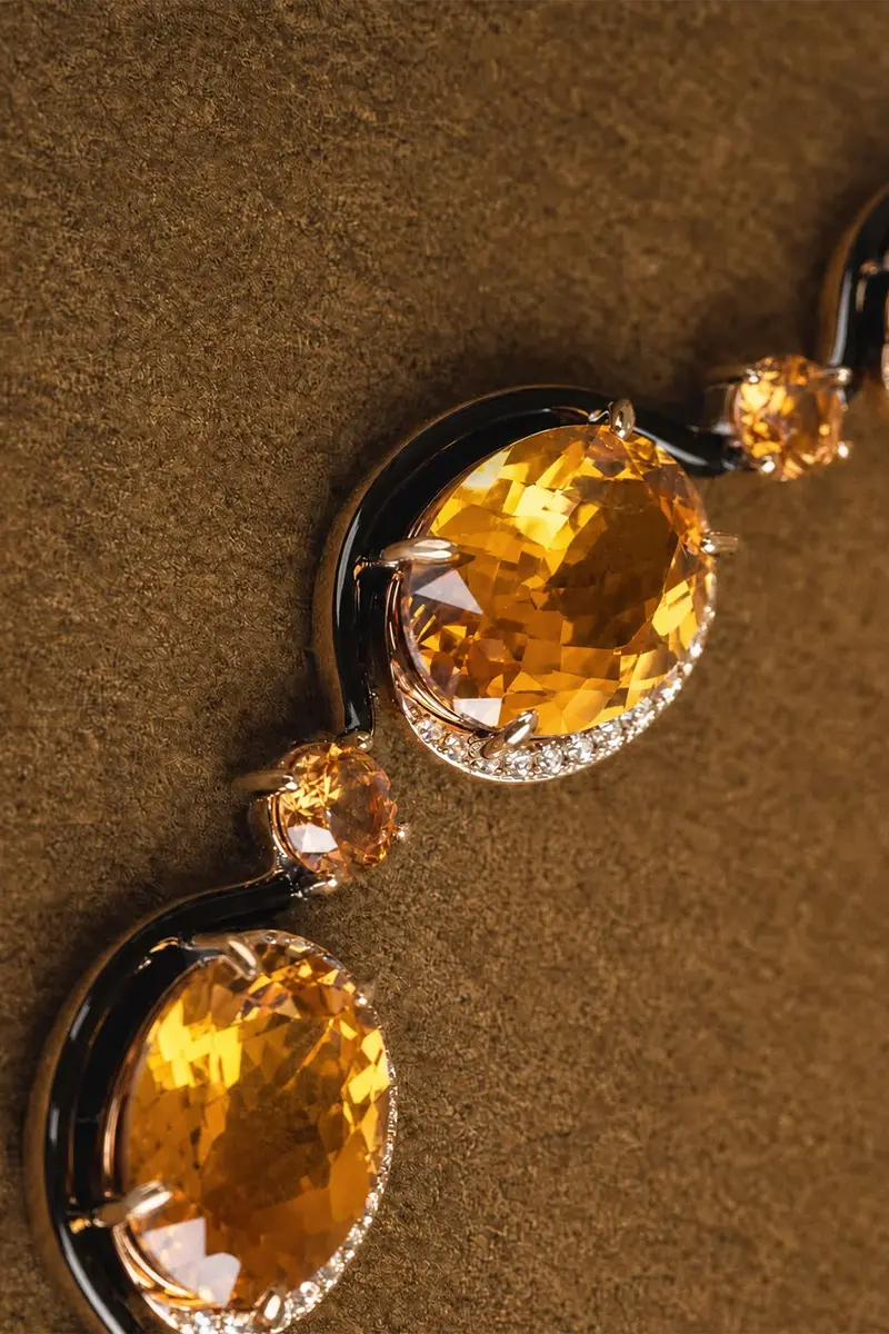 ANDREA MATOS LOPES Onyx Citrine Diamond Necklace | Thumbnail 6 ANDREA MATOS LOPES Onyx Citrine Diamond Necklace | Thumbnail 6
