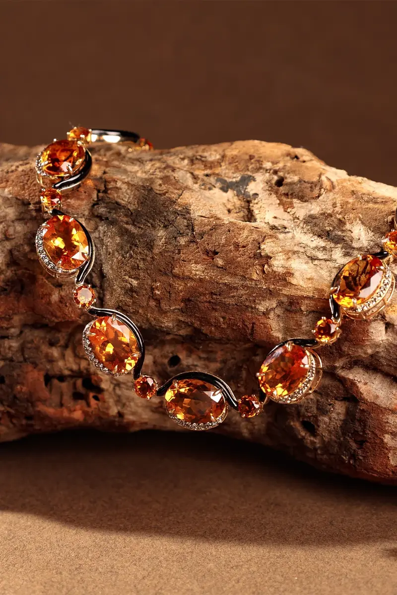 ANDREA MATOS LOPES Onyx Citrine Diamond Necklace | Thumbnail 7 ANDREA MATOS LOPES Onyx Citrine Diamond Necklace | Thumbnail 7