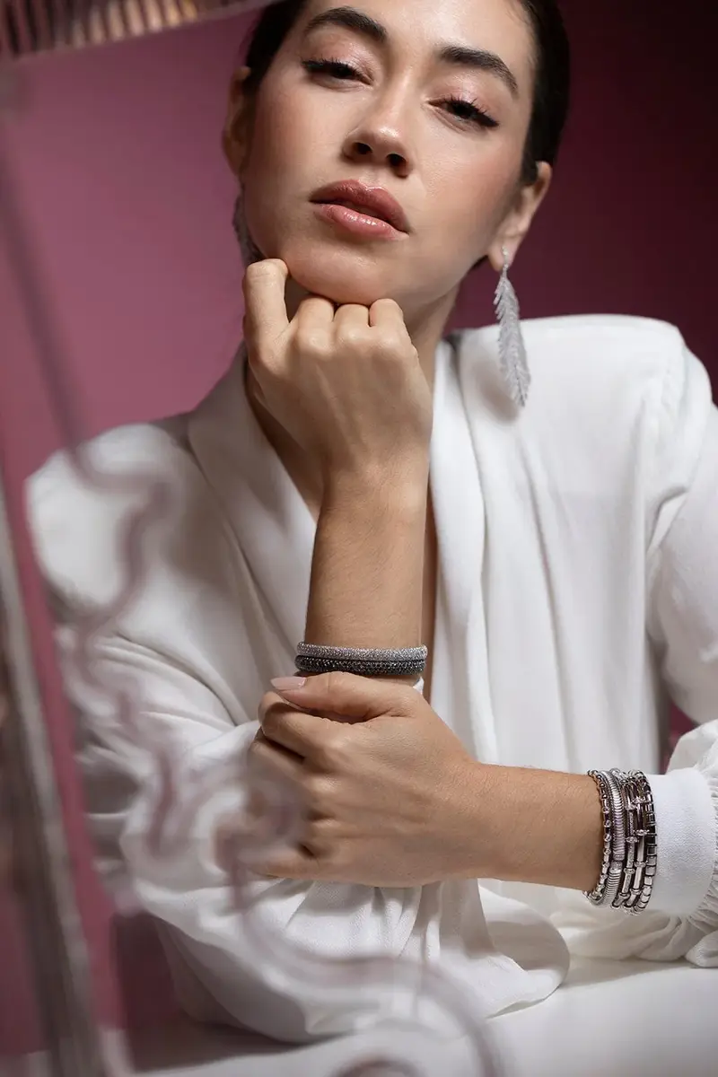 SIDNEY GARBER Taren Flexible Tubular Bracelet | Thumbnail 2 SIDNEY GARBER Taren Flexible Tubular Bracelet | Thumbnail 2