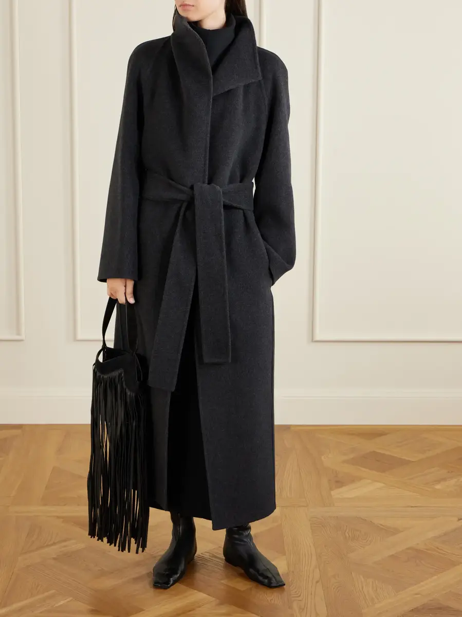 Khaite Romare belted wool long coat | Thumbnail 2 Khaite Romare belted wool long coat | Thumbnail 2