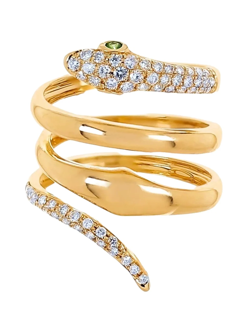 SOFIA LAROUSSI Diamond Snake Ring