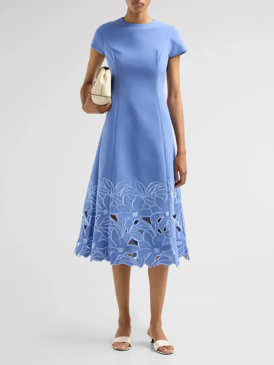 SACHIN & BABI Women's Paola Embroidered-Hem Midi Dress | Thumbnail 2 SACHIN & BABI Women's Paola Embroidered-Hem Midi Dress | Thumbnail 2