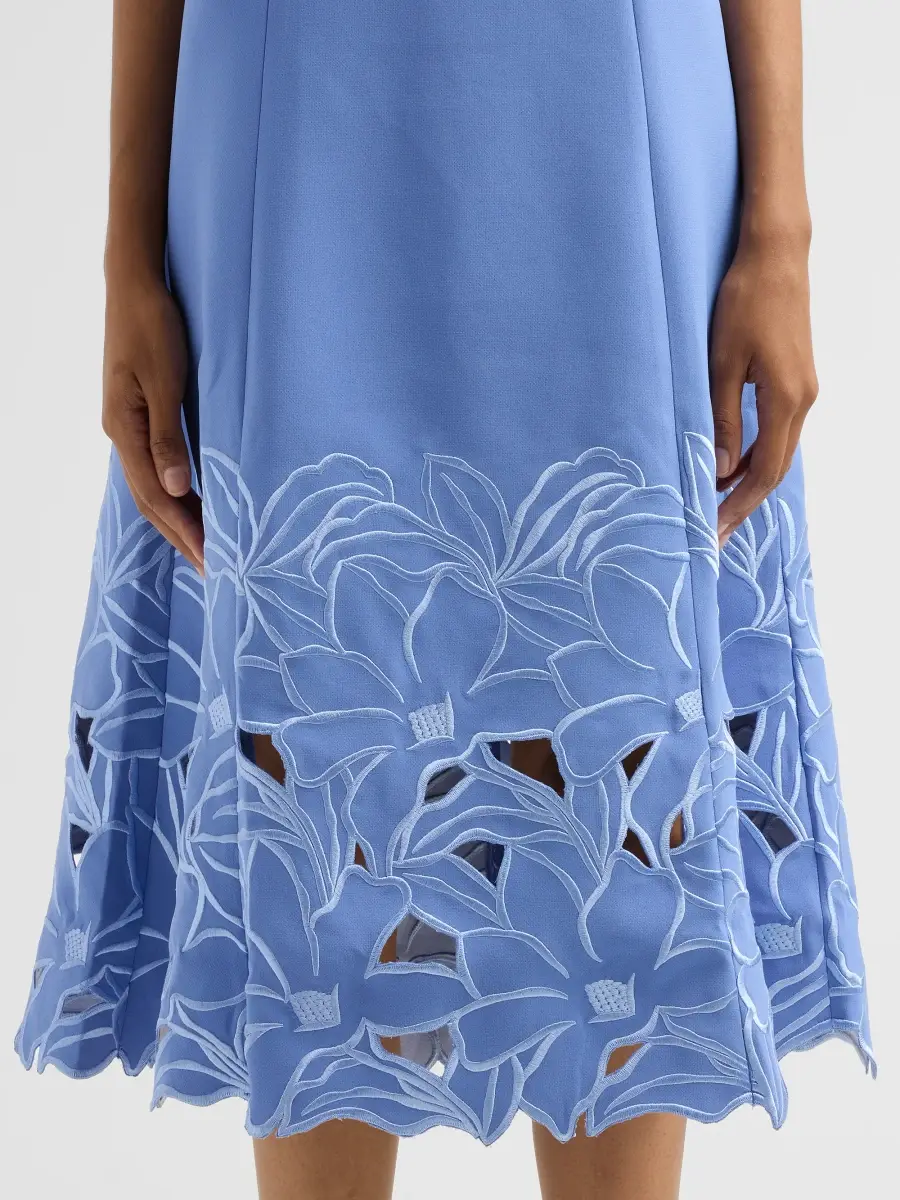 SACHIN & BABI Women's Paola Embroidered-Hem Midi Dress | Thumbnail 5 SACHIN & BABI Women's Paola Embroidered-Hem Midi Dress | Thumbnail 5