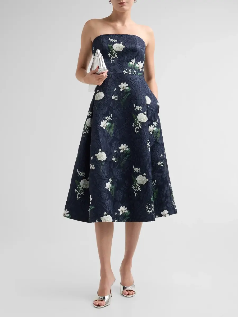 SACHIN & BABI Women's Shay Floral Jacqaurd Cocktail Dress | Thumbnail 2