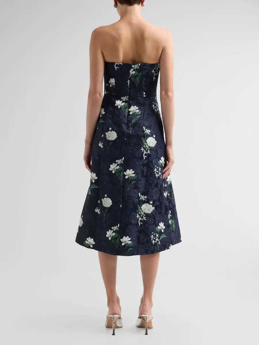 SACHIN & BABI Women's Shay Floral Jacqaurd Cocktail Dress | Thumbnail 3