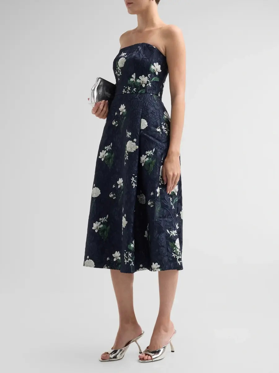 SACHIN & BABI Women's Shay Floral Jacqaurd Cocktail Dress | Thumbnail 4
