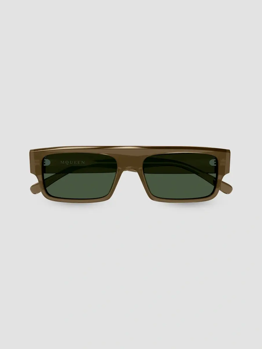 Alexander McQueen Men's Logo 50MM Rectangular Sunglasses | Thumbnail 2 Alexander McQueen Men's Logo 50MM Rectangular Sunglasses | Thumbnail 2