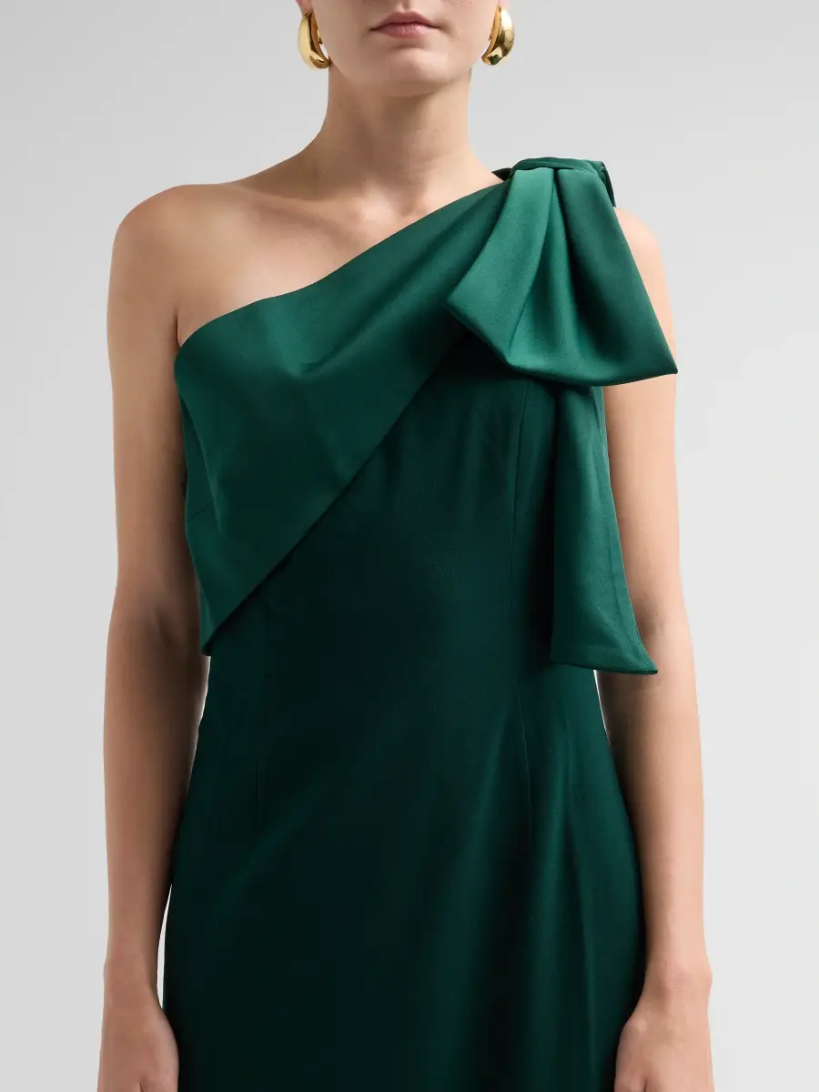 Noir Sachin & Babi Women's Estrella Draped Bow One-Shoulder Gown | Thumbnail 5 Noir Sachin & Babi Women's Estrella Draped Bow One-Shoulder Gown | Thumbnail 5