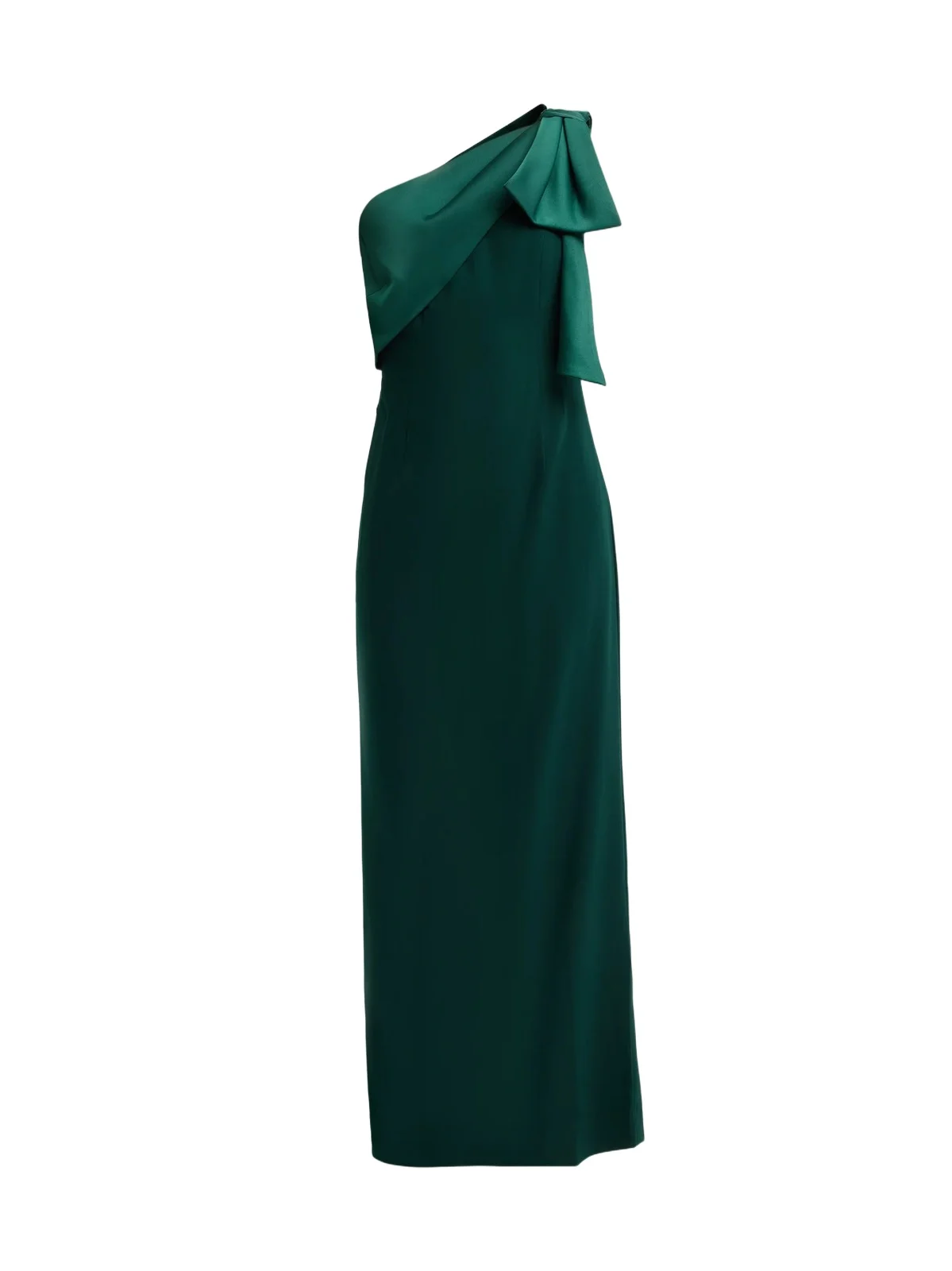 Women's Estrella Draped Bow One-Shoulder Gown Women's Estrella Draped Bow One-Shoulder Gown