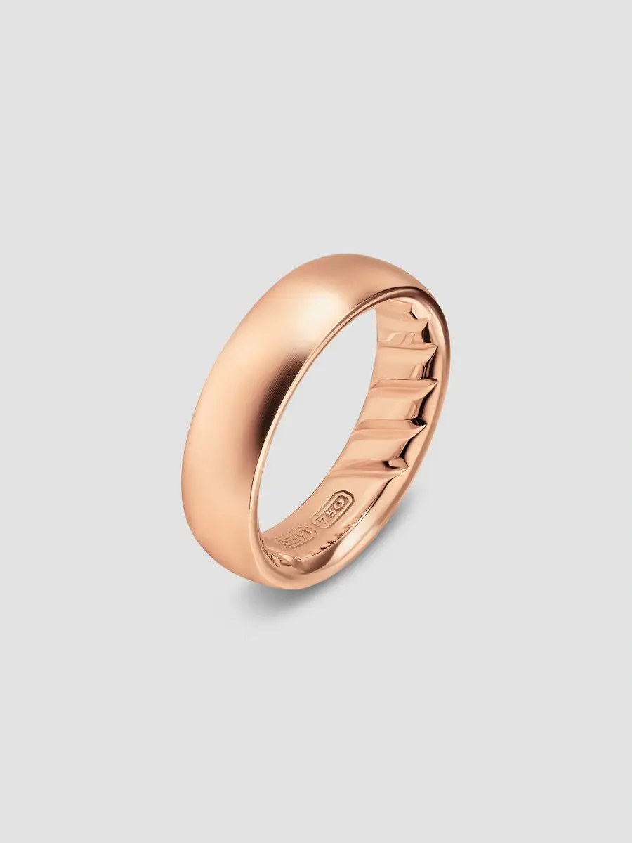 David Yurman Men's Streamline Band Ring in 18K Rose Gold, 6.2MM | Thumbnail 2 David Yurman Men's Streamline Band Ring in 18K Rose Gold, 6.2MM | Thumbnail 2