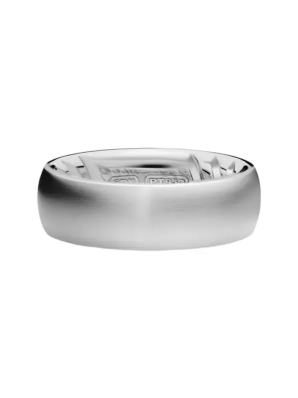 Men's Streamline Band Ring in Platinum, 7.6MM - Silver Men's Streamline Band Ring in Platinum, 7.6MM - Silver