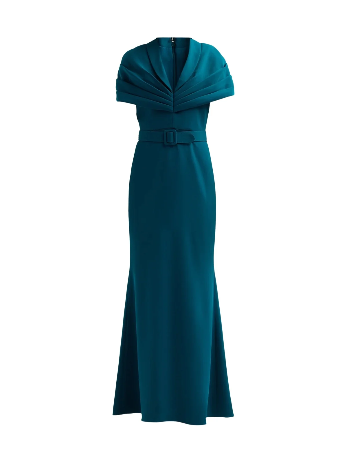 BADGLEY MISCHKA Women's Draped Belted Gown