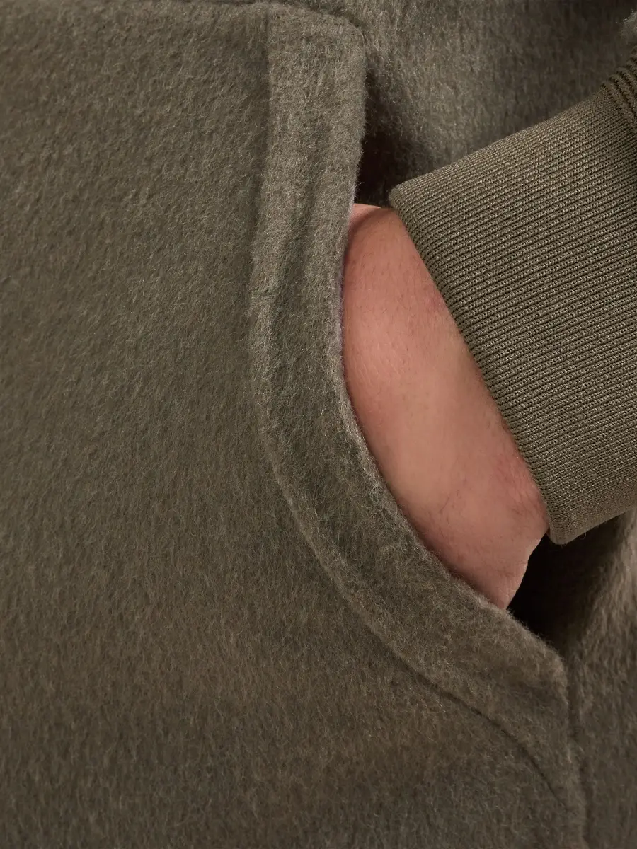 Bugatchi Men's Wool-Blend Bomber Jacket | Thumbnail 6 Bugatchi Men's Wool-Blend Bomber Jacket | Thumbnail 6