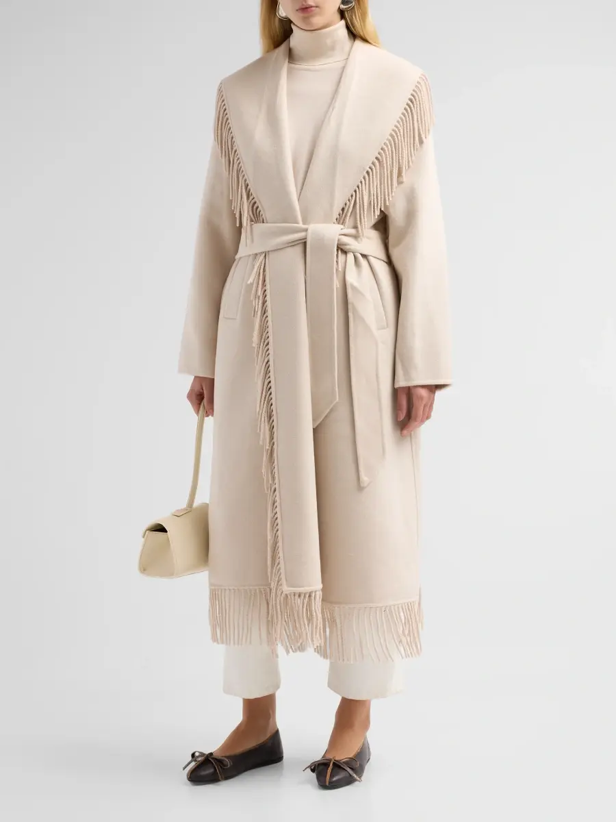 Generation Love Women's Jenny Wool-Blend Fringe Coat | Thumbnail 4 Generation Love Women's Jenny Wool-Blend Fringe Coat | Thumbnail 4