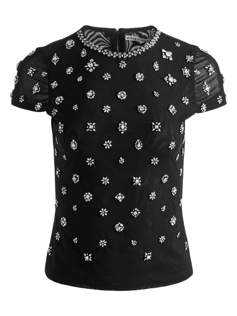 Women's Tess Crystal-Embellished T-Shirt Women's Tess Crystal-Embellished T-Shirt