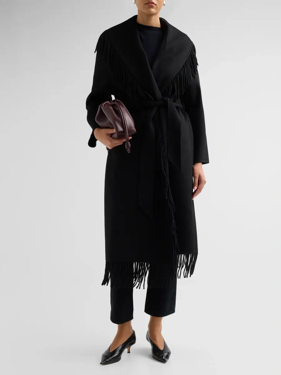 Generation Love Women's Jenny Wool-Blend Fringe Coat | Thumbnail 2 Generation Love Women's Jenny Wool-Blend Fringe Coat | Thumbnail 2