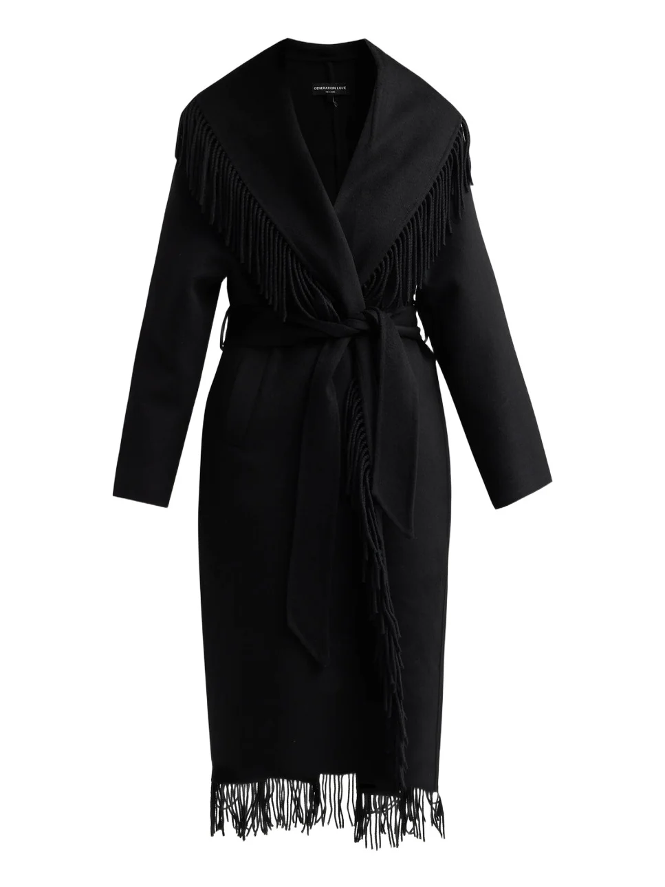 Women's Jenny Wool-Blend Fringe Coat Women's Jenny Wool-Blend Fringe Coat