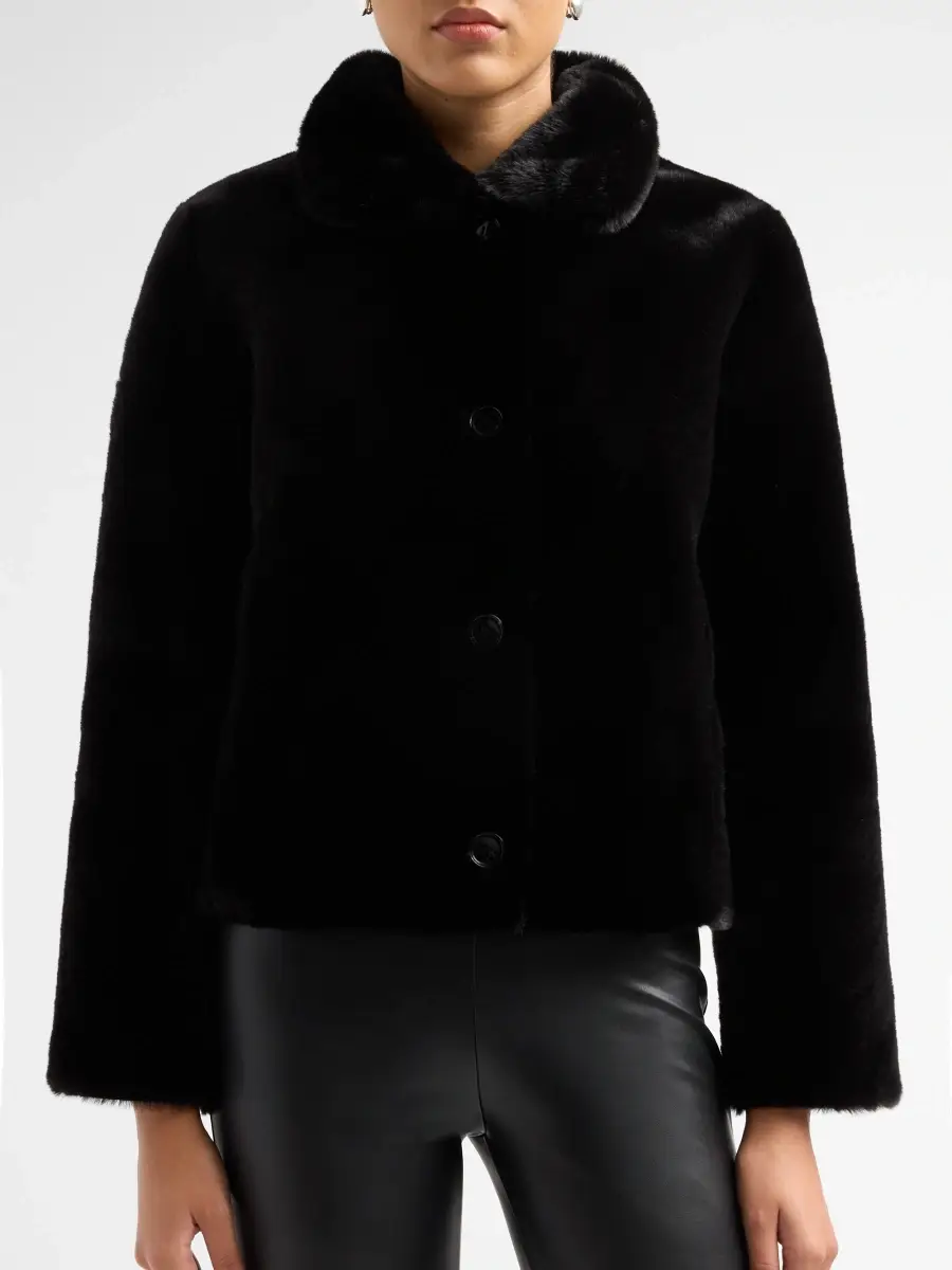 Generation Love Women's Delphine Reversible Faux Fur Jacket | Thumbnail 5 Generation Love Women's Delphine Reversible Faux Fur Jacket | Thumbnail 5