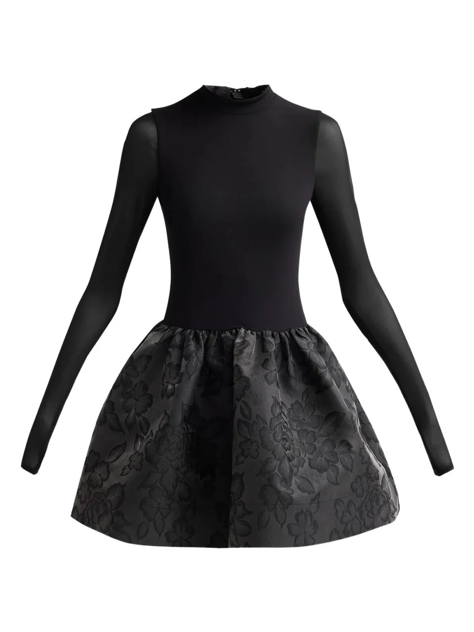Women's Chara Mixed-Media Mini Dress Women's Chara Mixed-Media Mini Dress