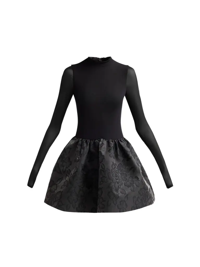 Women's Chara Mix Media Mini Dress Women's Chara Mix Media Mini Dress