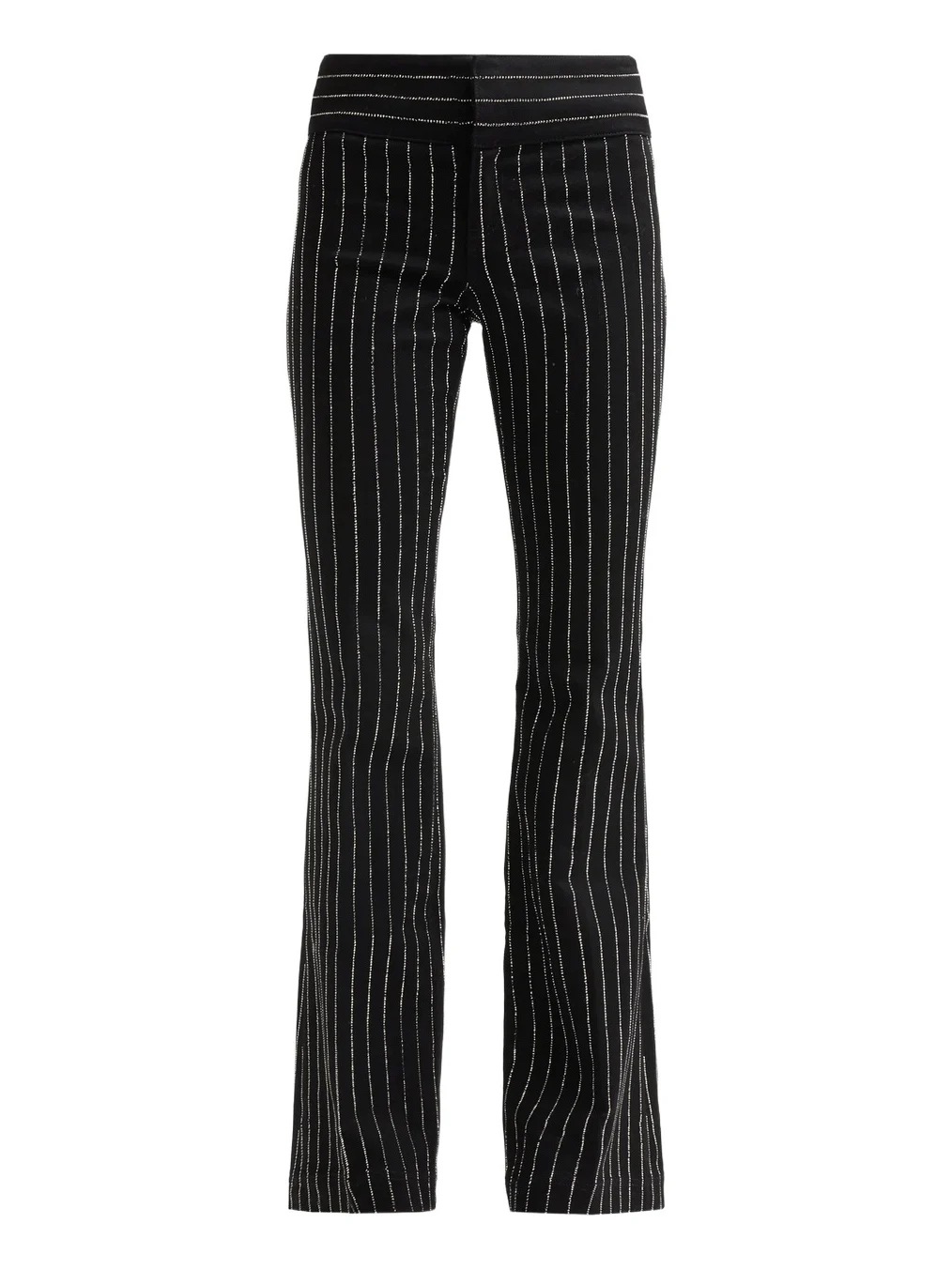 Alice + Olivia Women's Hot Embellished Pinstripe Jeans