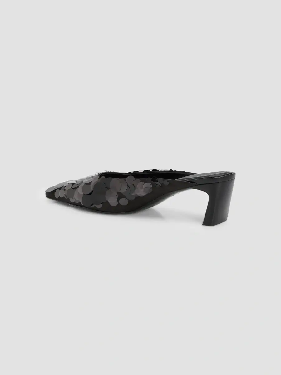 rag & bone Women's Kai 55MM Paillette Satin Mules | Thumbnail 4 rag & bone Women's Kai 55MM Paillette Satin Mules | Thumbnail 4