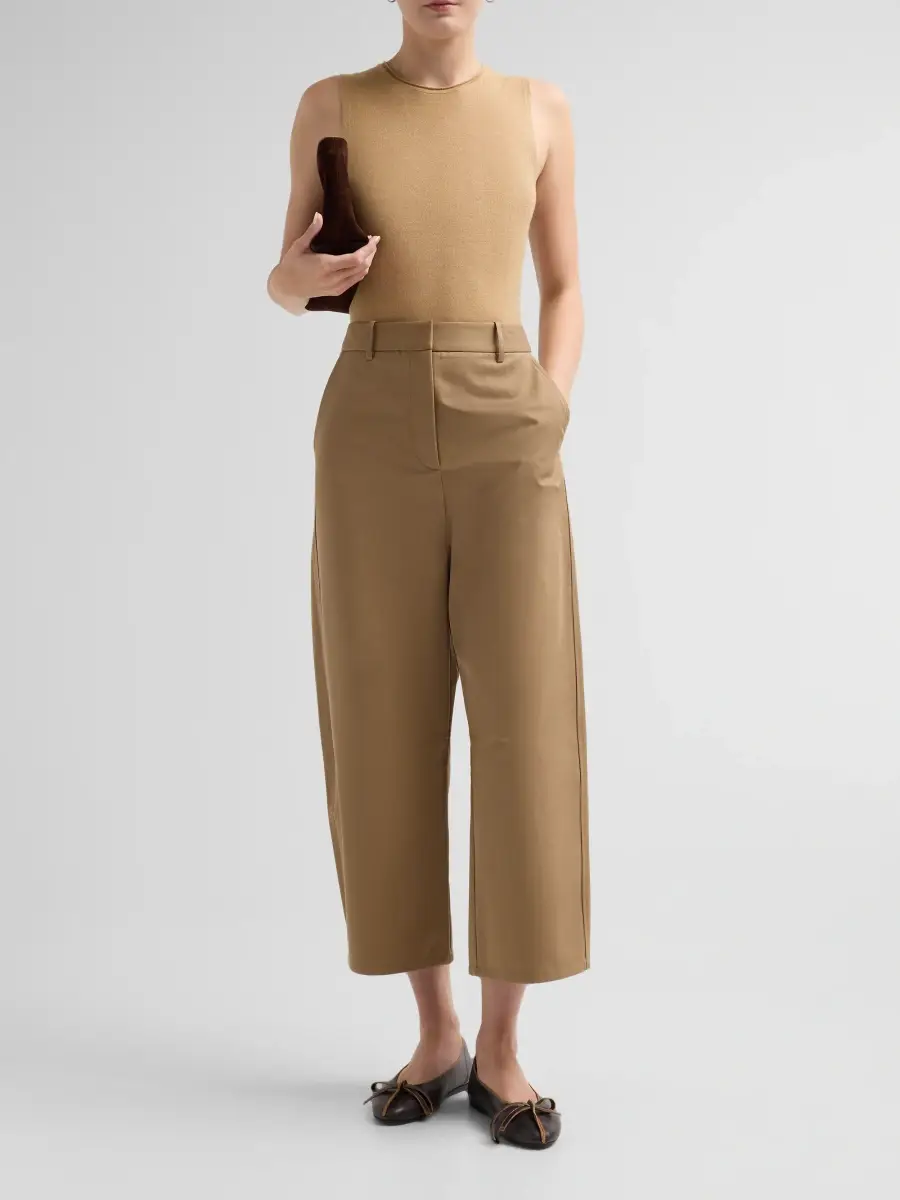 TWP Women's Slouchy Cotton Crop Pants | Thumbnail 2 TWP Women's Slouchy Cotton Crop Pants | Thumbnail 2