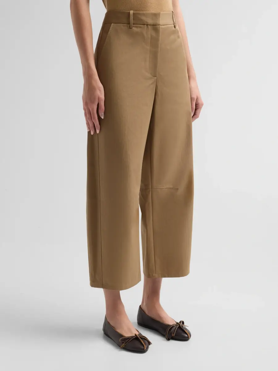 TWP Women's Slouchy Cotton Crop Pants | Thumbnail 4 TWP Women's Slouchy Cotton Crop Pants | Thumbnail 4