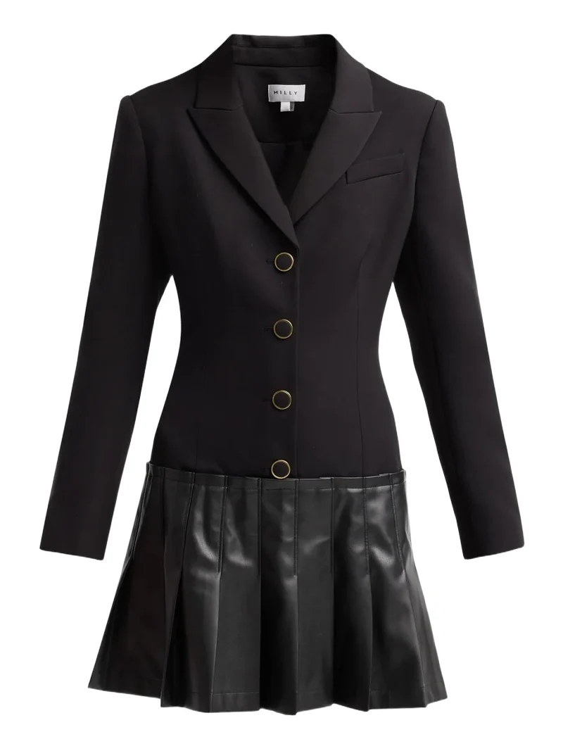 Milly Women's Porter Pleated Blazer Dress