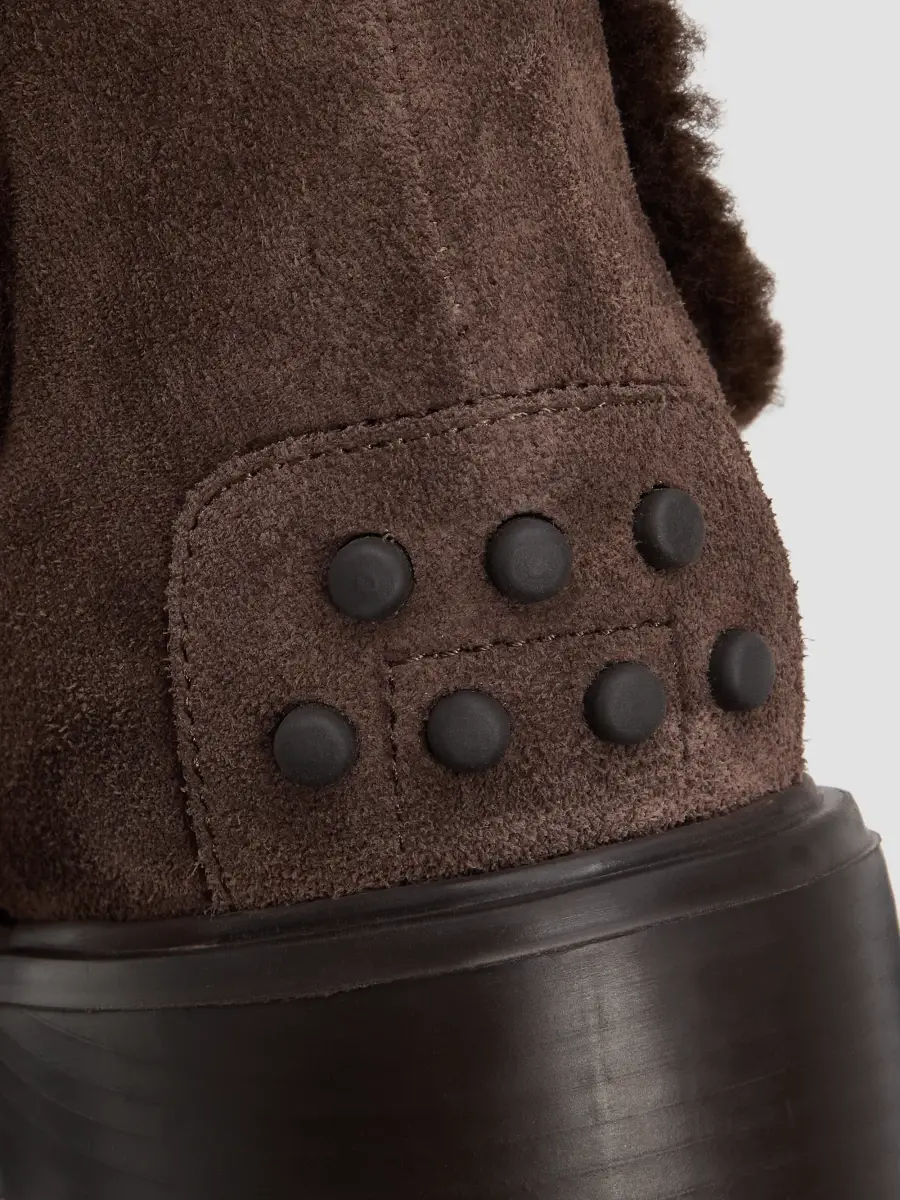 Tod's Women's Suede & Shearling Ankle Boots | Thumbnail 3 Tod's Women's Suede & Shearling Ankle Boots | Thumbnail 3