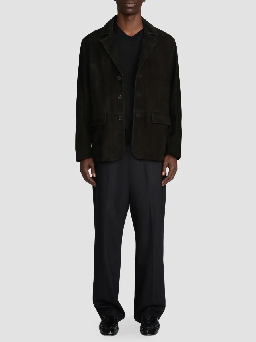 Frame Men's Suede Single-Breasted Blazer | Thumbnail 2