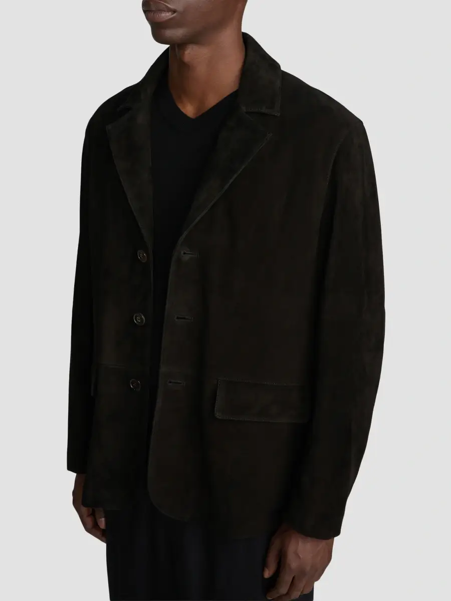 Frame Men's Suede Single-Breasted Blazer | Thumbnail 6