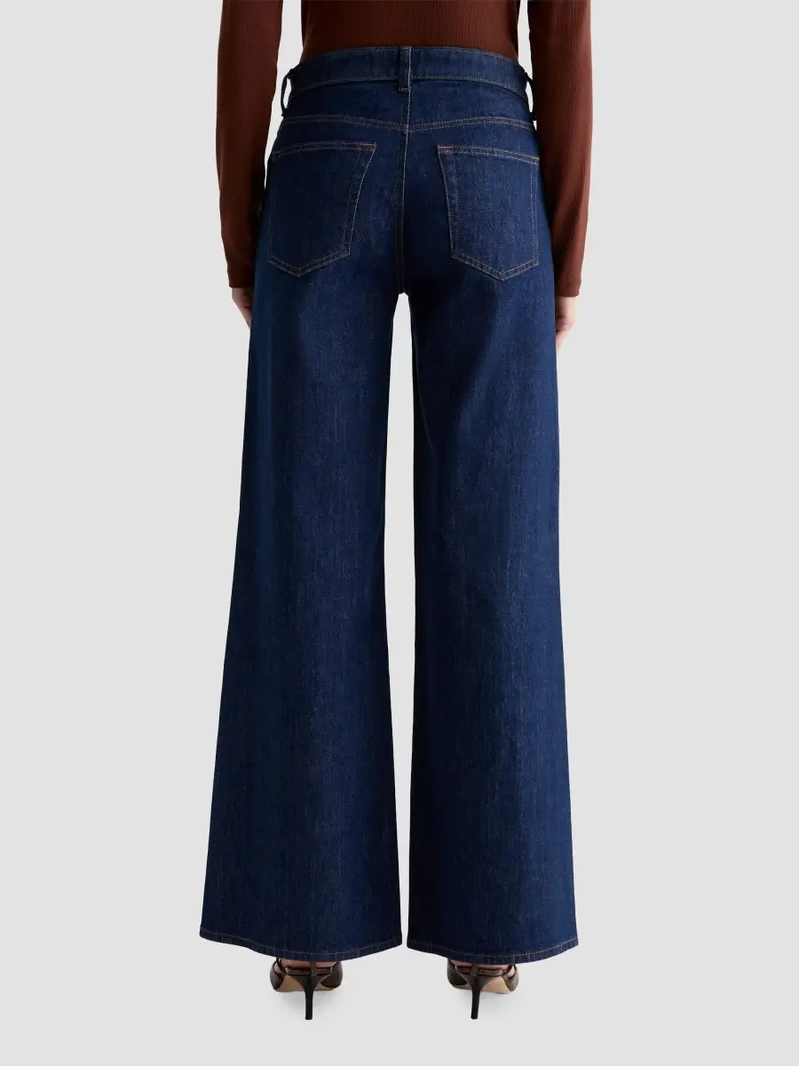 AG Jeans Women's Saige High-Rise Wide-Leg Jeans | Thumbnail 3