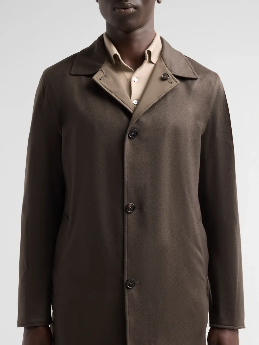 Sartorio Napoli Men's Reversible Rain Car Coat | Thumbnail 5 Sartorio Napoli Men's Reversible Rain Car Coat | Thumbnail 5
