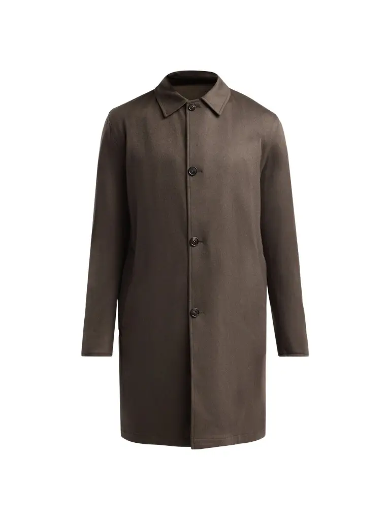 Sartorio Napoli Men's Reversible Rain Car Coat
