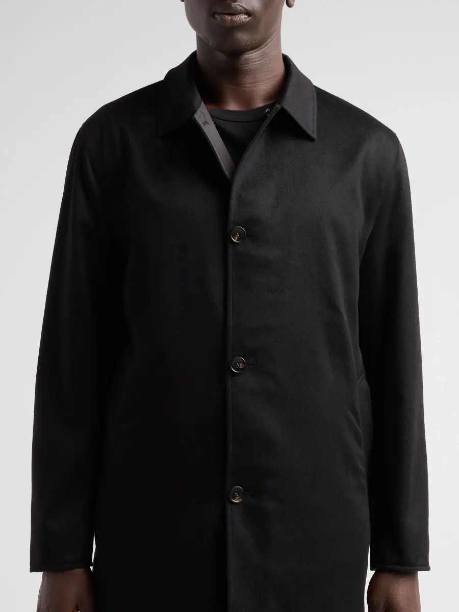 Sartorio Napoli Men's Reversible Rain Car Coat | Thumbnail 5