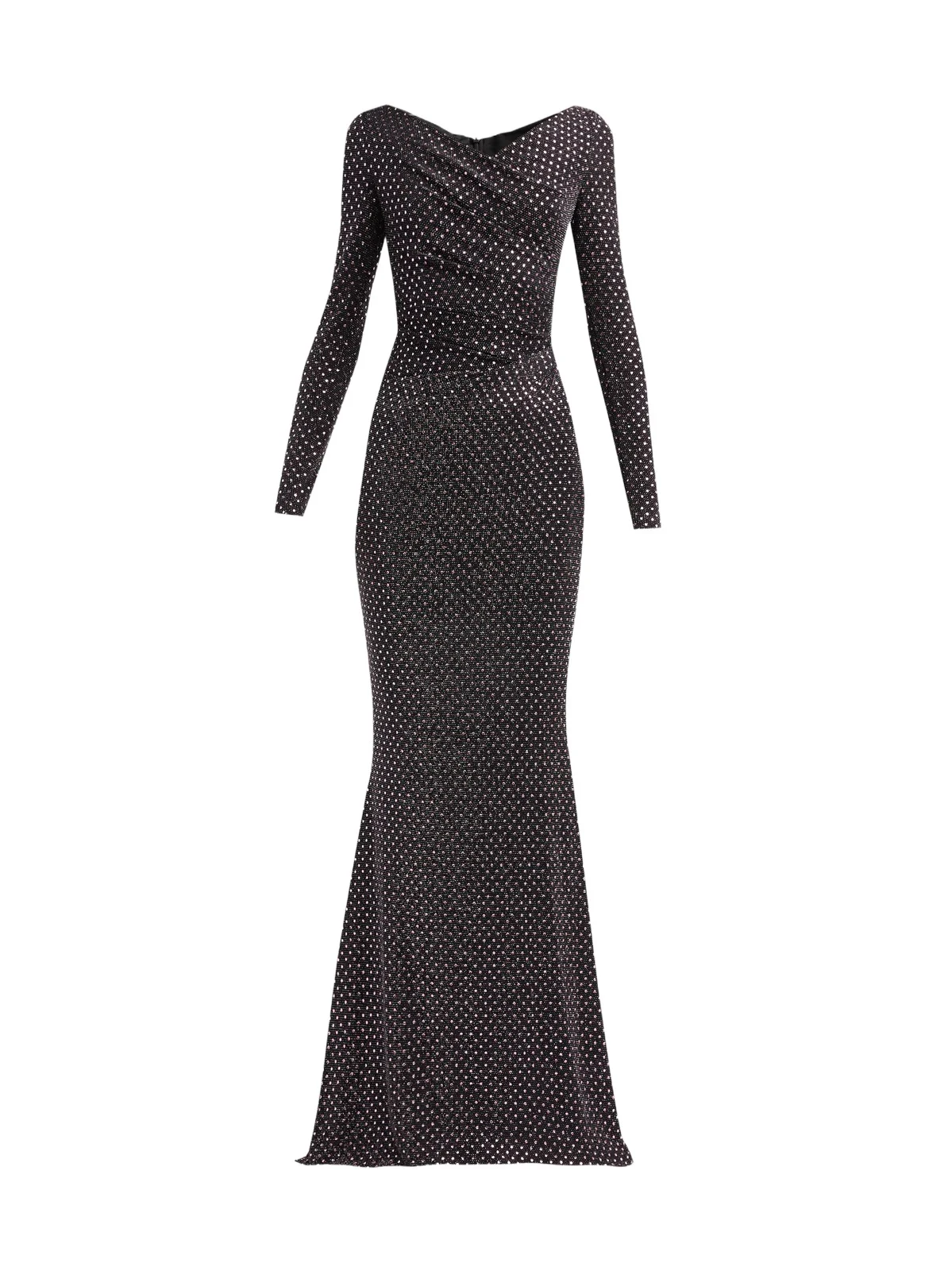 Women's Stud Sequin Jersey Mermaid Gown Women's Stud Sequin Jersey Mermaid Gown